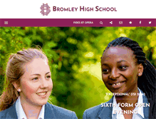 Tablet Screenshot of bromleyhigh.gdst.net