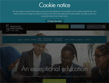 Tablet Screenshot of newcastlehigh.gdst.net